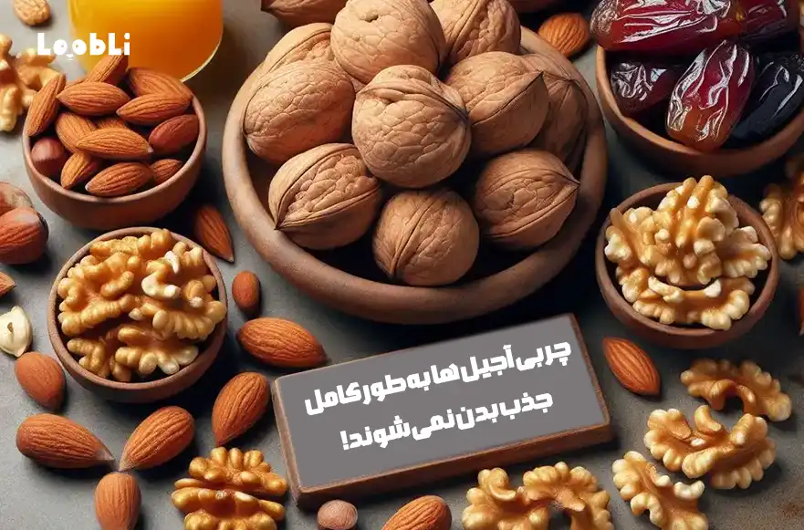 چربی آجیل ها