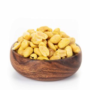 مغز بادام زمینی پوست کنده برشته